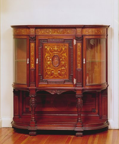 Kabinet door Gillows, c.1890 door English School